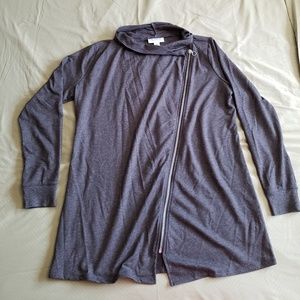 Motherhood Maternity Biased Zip Up Long Sleeve